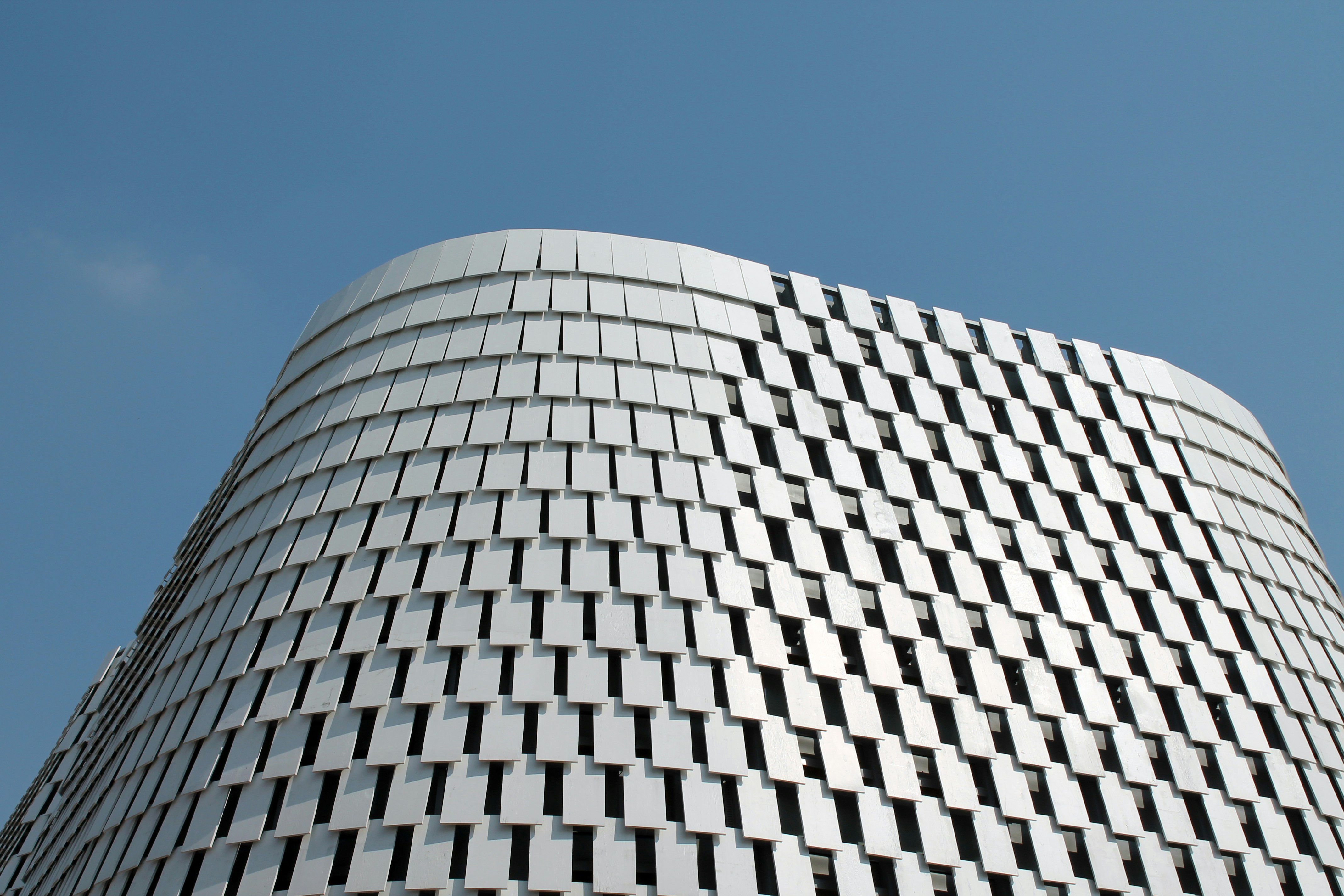 low angle photography of high-rise building